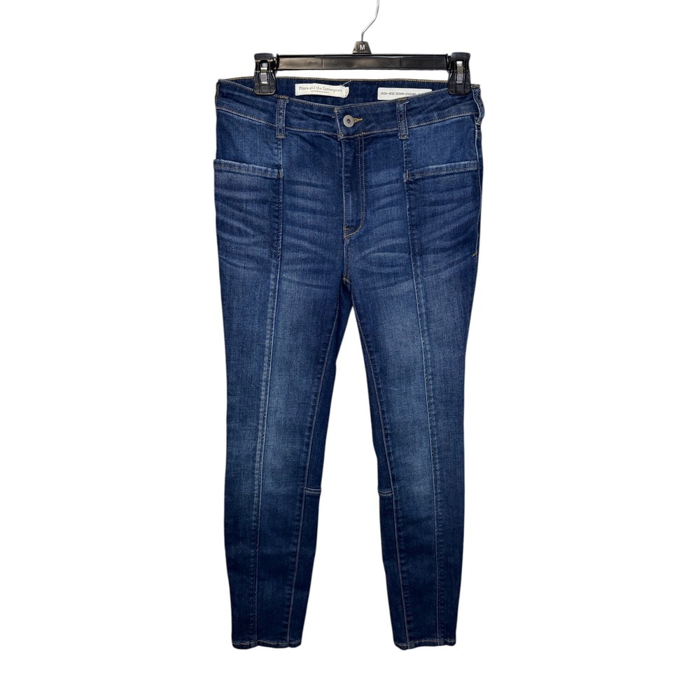Pilcro and the Letterpress Anthropologie High Rise Denim Legging Jeans